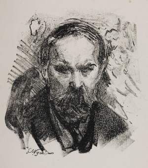 Leon WYCZÓŁKOWSKI (1852-1936), Portret Konstantego Laszczki, 1922