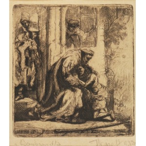 Józef HENELT (XX w.), REMBRANDT VAN RIJN (1606-1669) - według