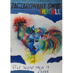 A. PĄGOWSKI, Plakat do sztuki „Zaczarowany świat Chagall”