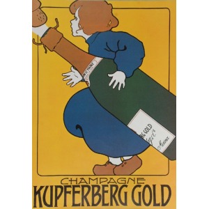 Leopoldo MELICOVITZ  (1868-1944), Champegne Kupferberg Gold