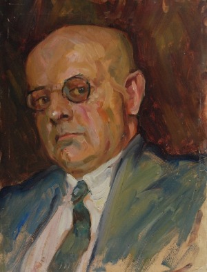 Stanisław KACZOR BATOWSKI (1866-1946), Portret sędziego Bozewskiego ze Lwowa