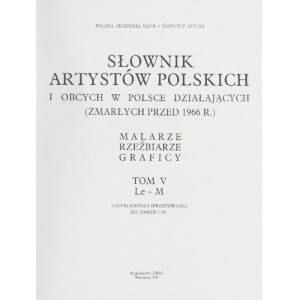 Słownik artystów polskich