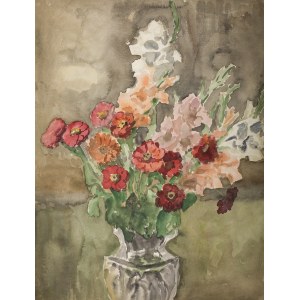 Władysław Serafin (1905-1988), Kwiaty w kryształowym wazonie