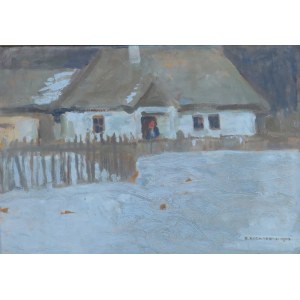 Bronisława Rychter-Janowska (1868-1953), Przed domem, 1908