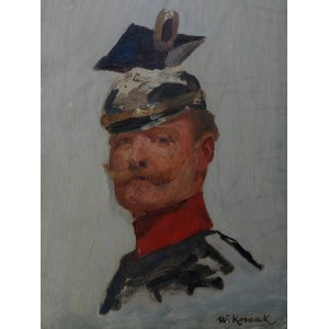 Wojciech Kossak (1856-1942), Portret cesarza Wilhelma II