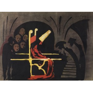 Karol Frycz (1877-1963), Król w podziemiach ze sztuki Jerzego Żuławskiego Eros i Psyche, 1904