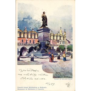 Pomník Adama Mickiewicza, 1899