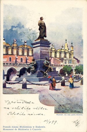 Pomník Adama Mickiewicza, 1899
