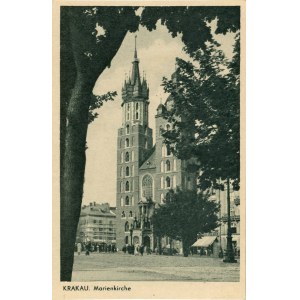 Kirche der seligen Jungfrau Maria, ca. 1940.