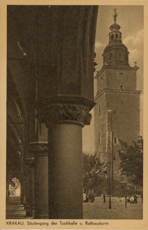 Ratusz, Rynek, Sukiennice, 1942