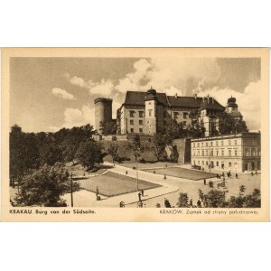 Wawel Castle from the south side, 1940