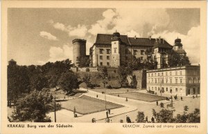 Il castello di Wawel da sud, 1940