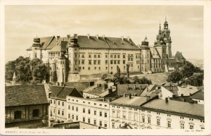 Pohled na hrad Wawel, 1943