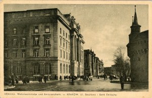 Basztowa Street and the Issuing Bank, 1941
