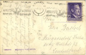 Hlavní pošta, 1943