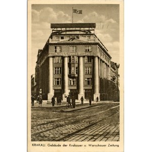 Budynek wydawnictwa Krakauer i Warschauer Zeitung, 1940