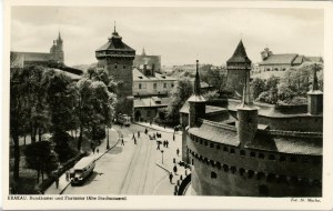 Barbican, Florianská brána, 1943