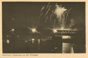 Fireworks over the Vistula River, 1943