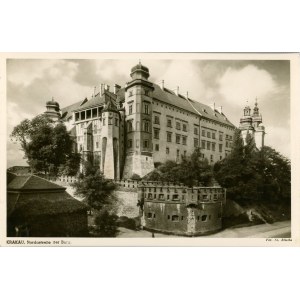 Hrad Wawel od severu, asi 1940