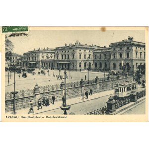 Gare ferroviaire, rue Dworcowa, 1941
