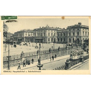 Train station, Dworcowa Street, 1941