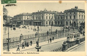 Train station, Dworcowa Street, 1941