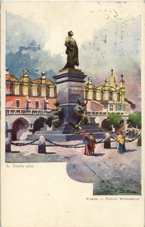 Mickiewicz monument, ca. 1915