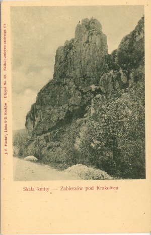 Kraków - Zabierzów - Kmita's Rock, ca. 1900.