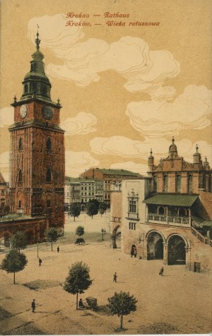 Tour de l'hôtel de ville, 1917
