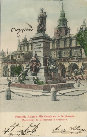 Pomnik Adama Mickiewicza, 1906