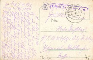 Widok z Zamku Królewskiego na Kopiec Kościuszki, 1917