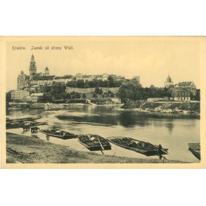 The castle from the side of the Vistula River, 1910