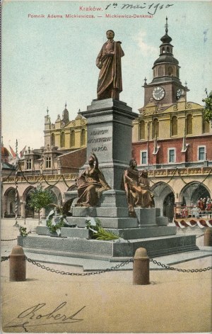 Monument à Adam Mickiewicz, 1910