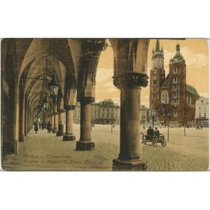 Church of the N. Virgin Mary from the side of the Cloth Hall, ca. 1910