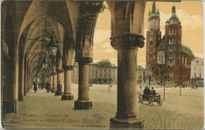 Church of the N. Virgin Mary from the side of the Cloth Hall, ca. 1910