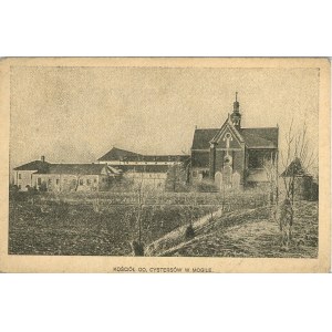 Cisterciánsky kostol v Mogile, okolo roku 1915