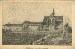 Zisterzienserkirche in Mogiła, um 1915
