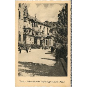 Wawel-Kathedrale und die Sigismund- und Vasakapelle, 1938