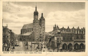 Tržní náměstí a kostel N. P. Marji, 1927
