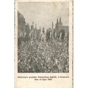 Enthüllung des Standbilds von Wladyslaw Jagiello am 15. Juli 1910