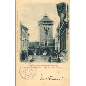 Ulica a Floriánska brána, 1900
