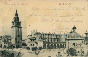 Tour de l'hôtel de ville et halle aux draps, 1899