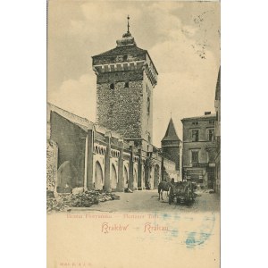 Porte Florian et rue Pijarska, 1902