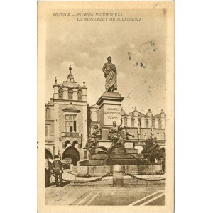 Pomník Adama Mickiewicza, 1923