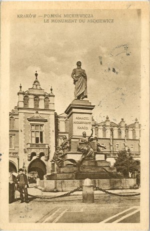 Pomník Adama Mickiewicze, 1923