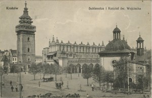 Sukiennice a kostol svätého Adalberta, 1914