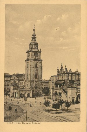 Piazza del Mercato, Municipio, 1920 ca.