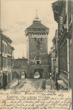 Rue et porte Floriana, 1904
