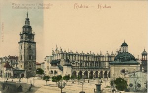 Rathausturm und Tuchhalle, um 1900