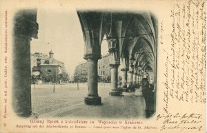 Main Square with St. Adalbert's Church, 1900